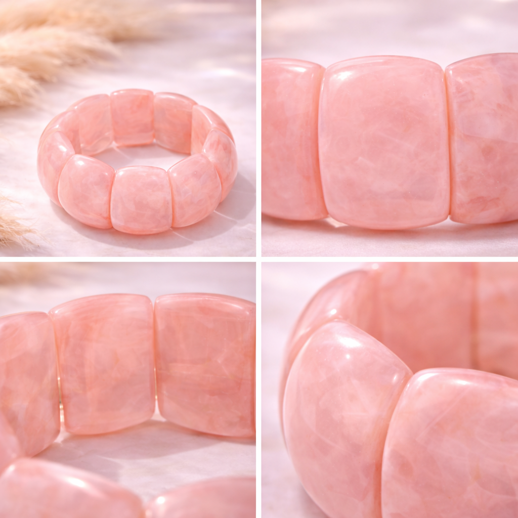 Wide Resin Stretch Bracelet