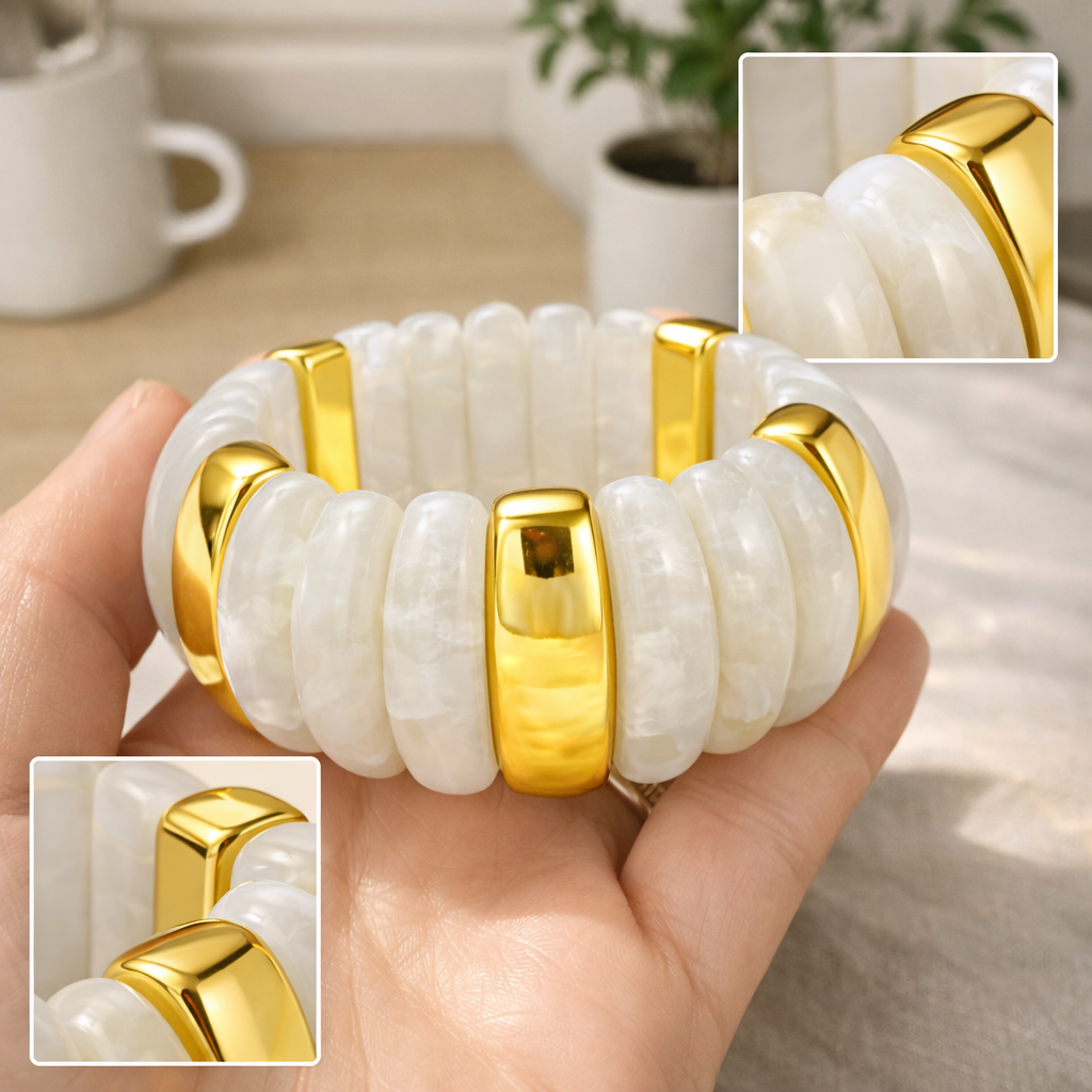 Resin Stretch Fit Bracelet