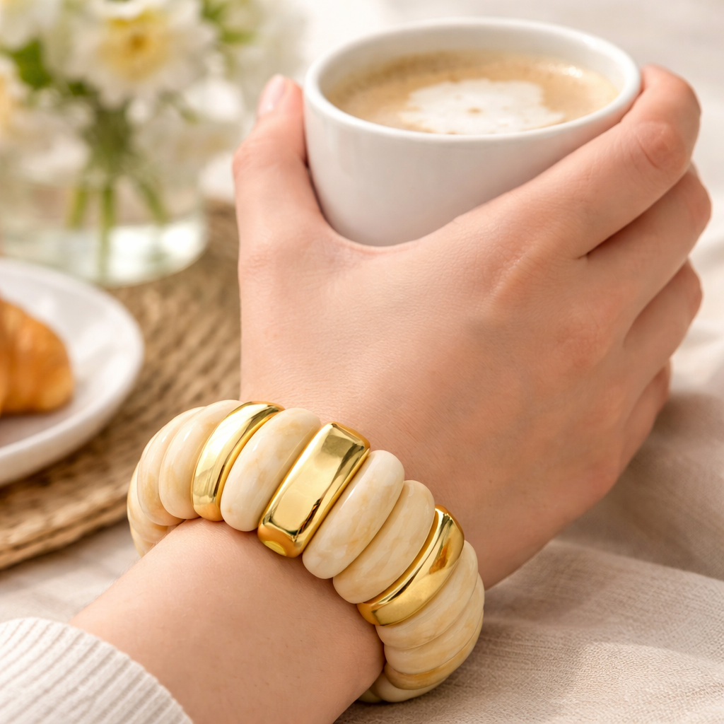Resin Stretch Fit Bracelet
