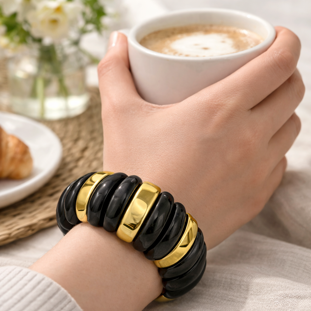 Resin Stretch Fit Bracelet