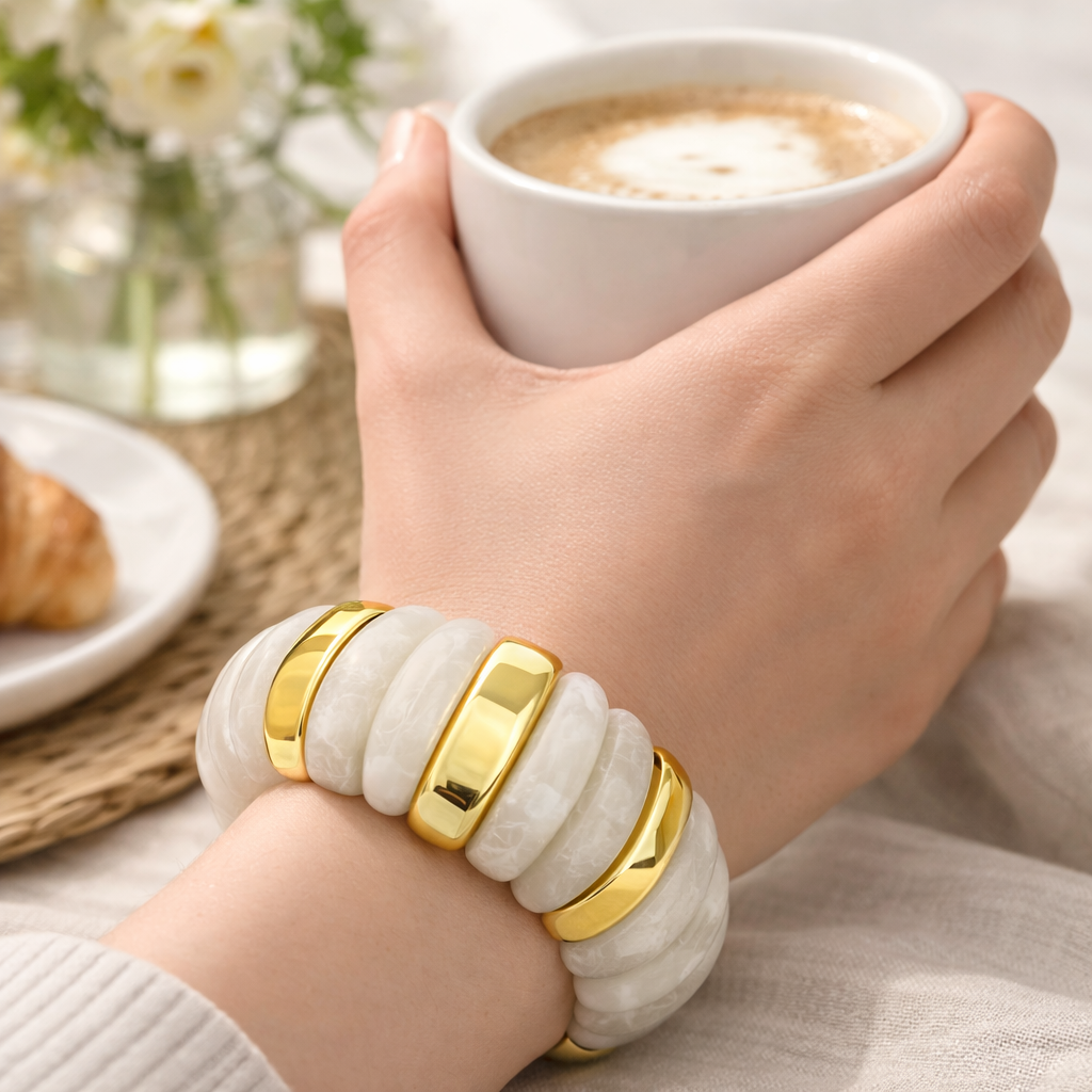 Resin Stretch Fit Bracelet
