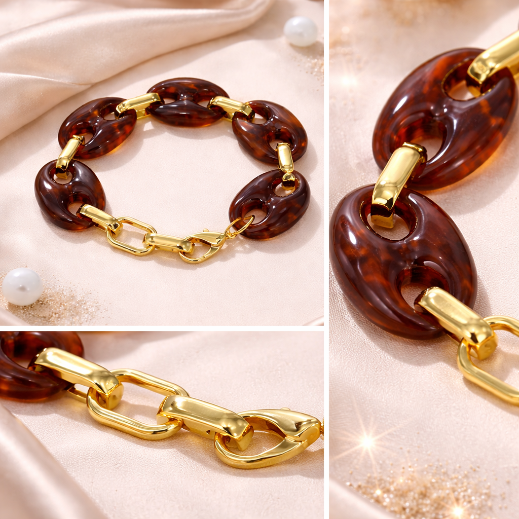 Contemporary Lobster Clasp Bracelet