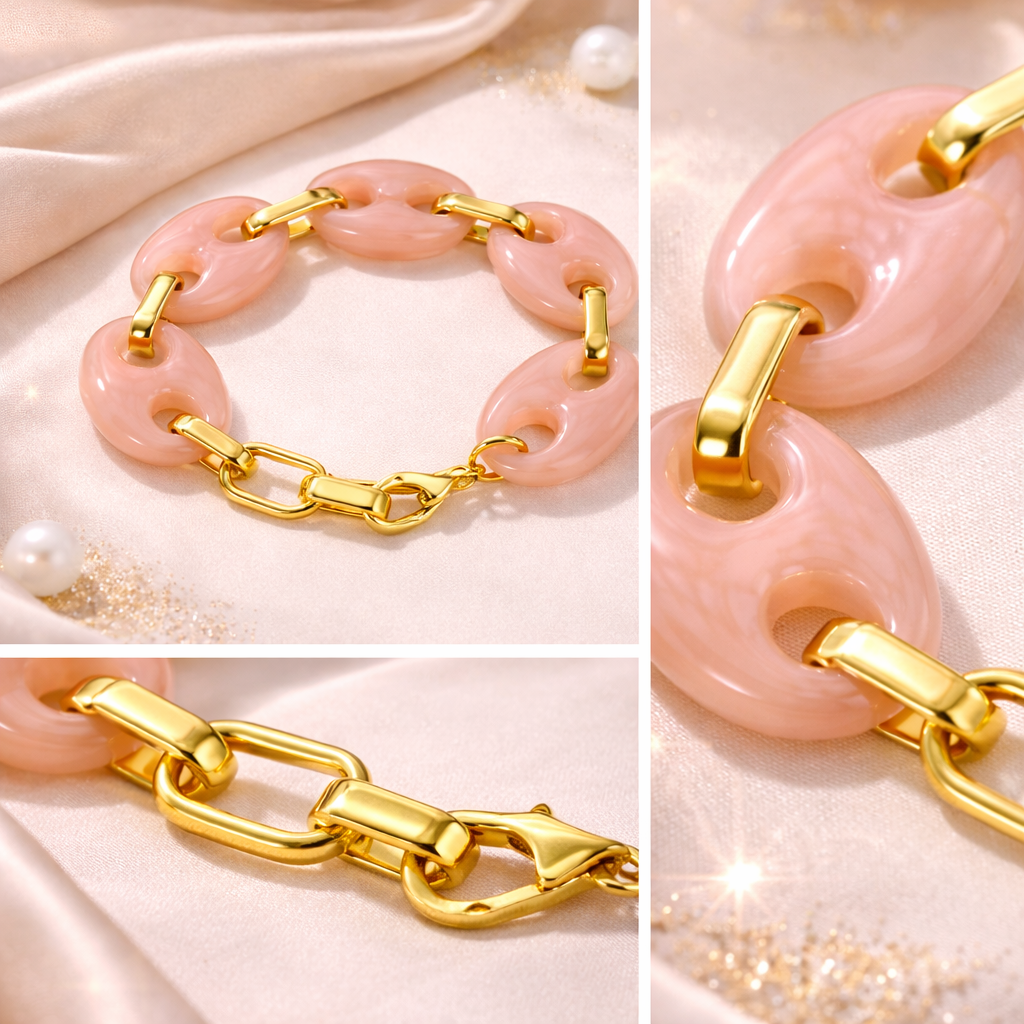 Contemporary Lobster Clasp Bracelet