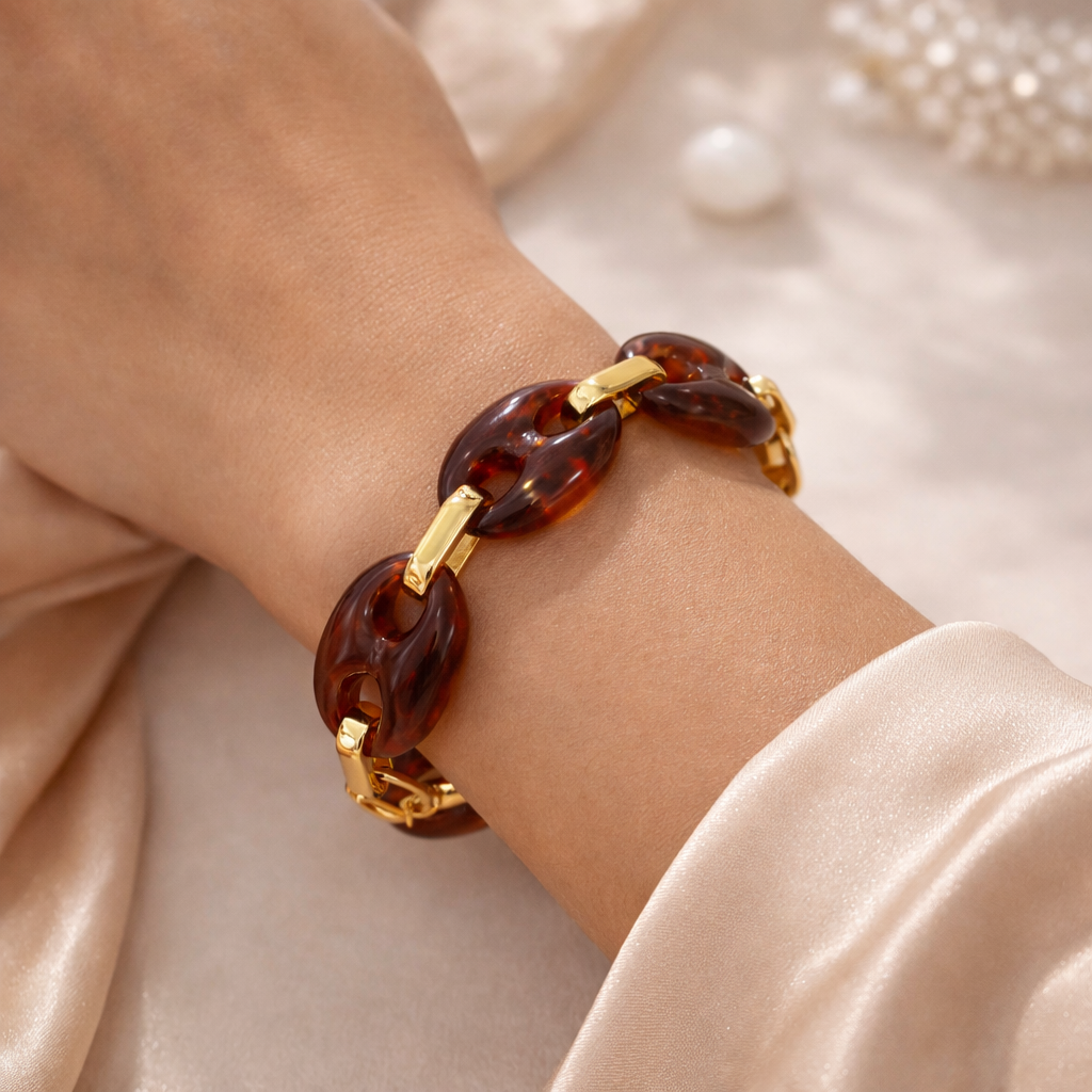 Contemporary Lobster Clasp Bracelet