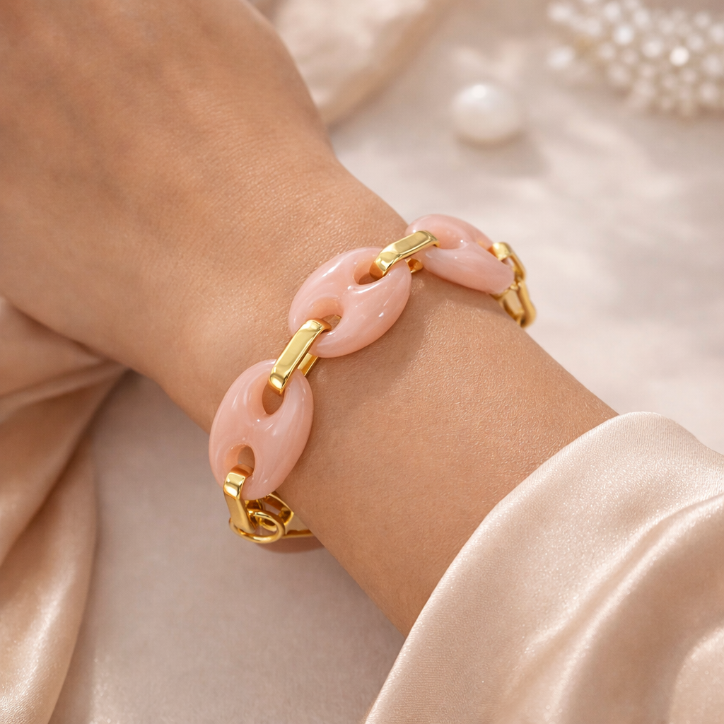 Contemporary Lobster Clasp Bracelet