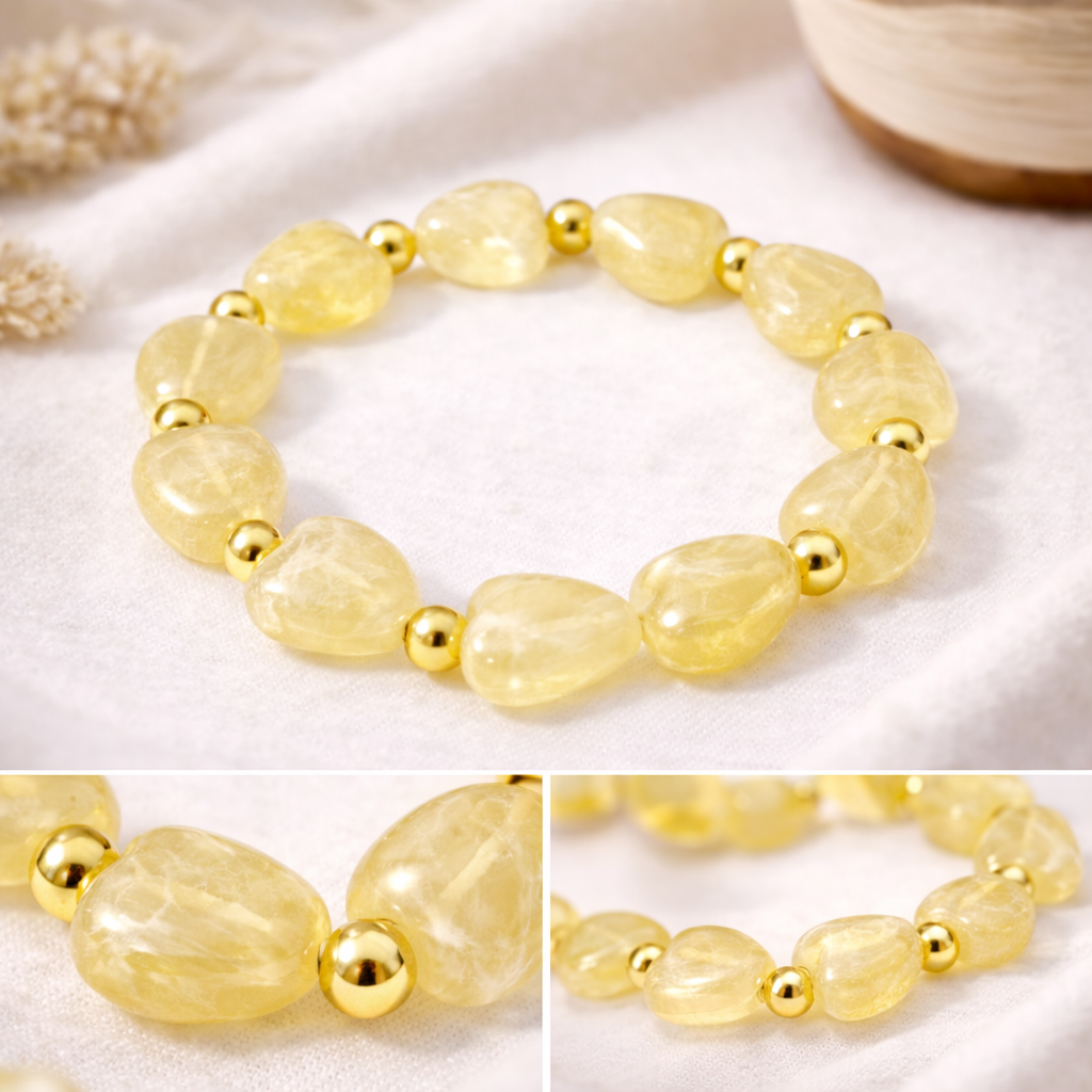 Glossy Segment Stretch Bracelet