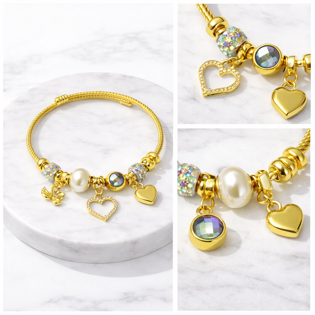 Adjustable Charm Bracelet
