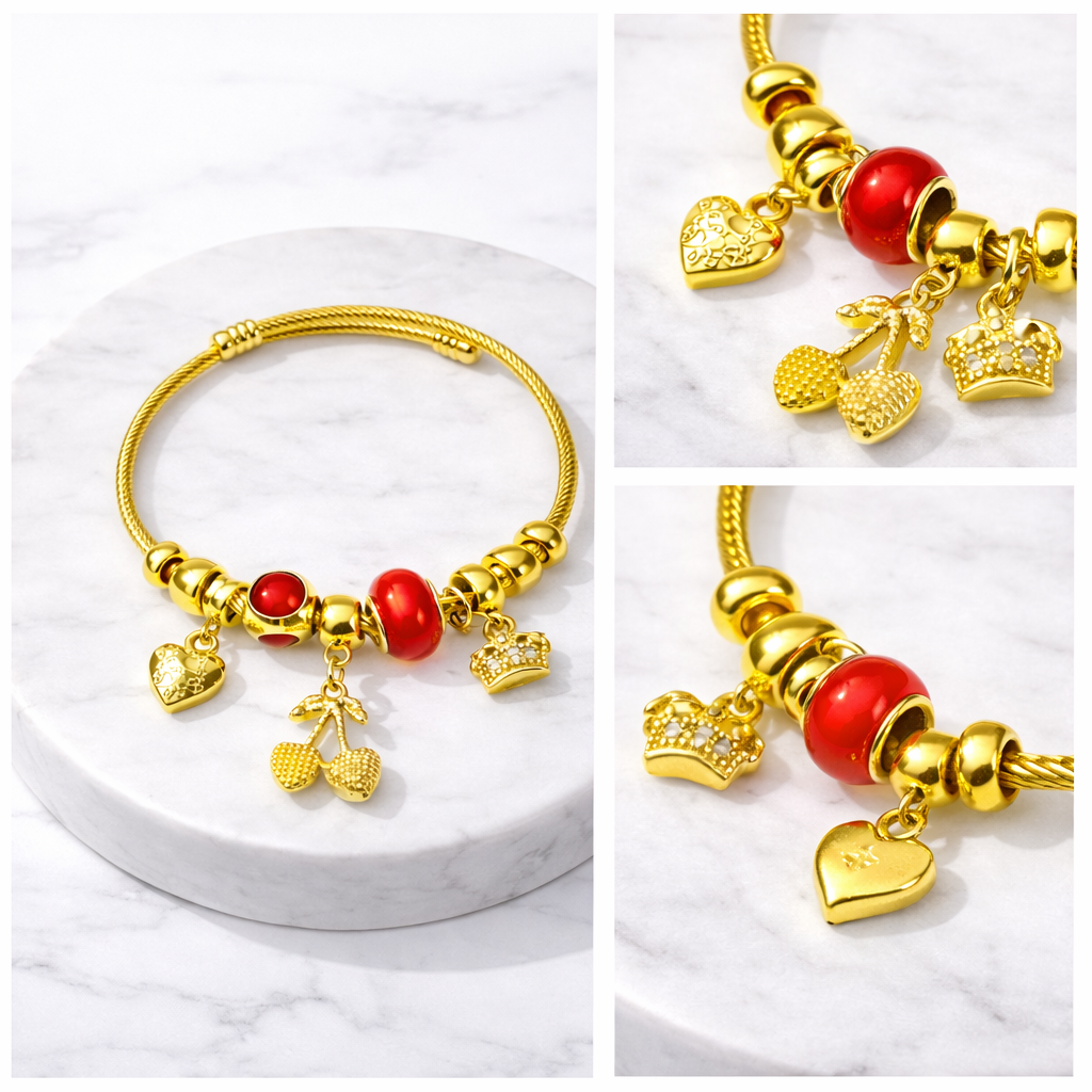 Adjustable Charm Bracelet