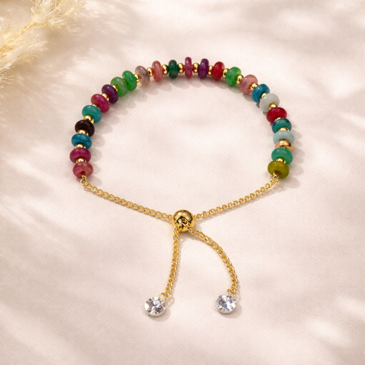 Adjustable Beaded Bracelet