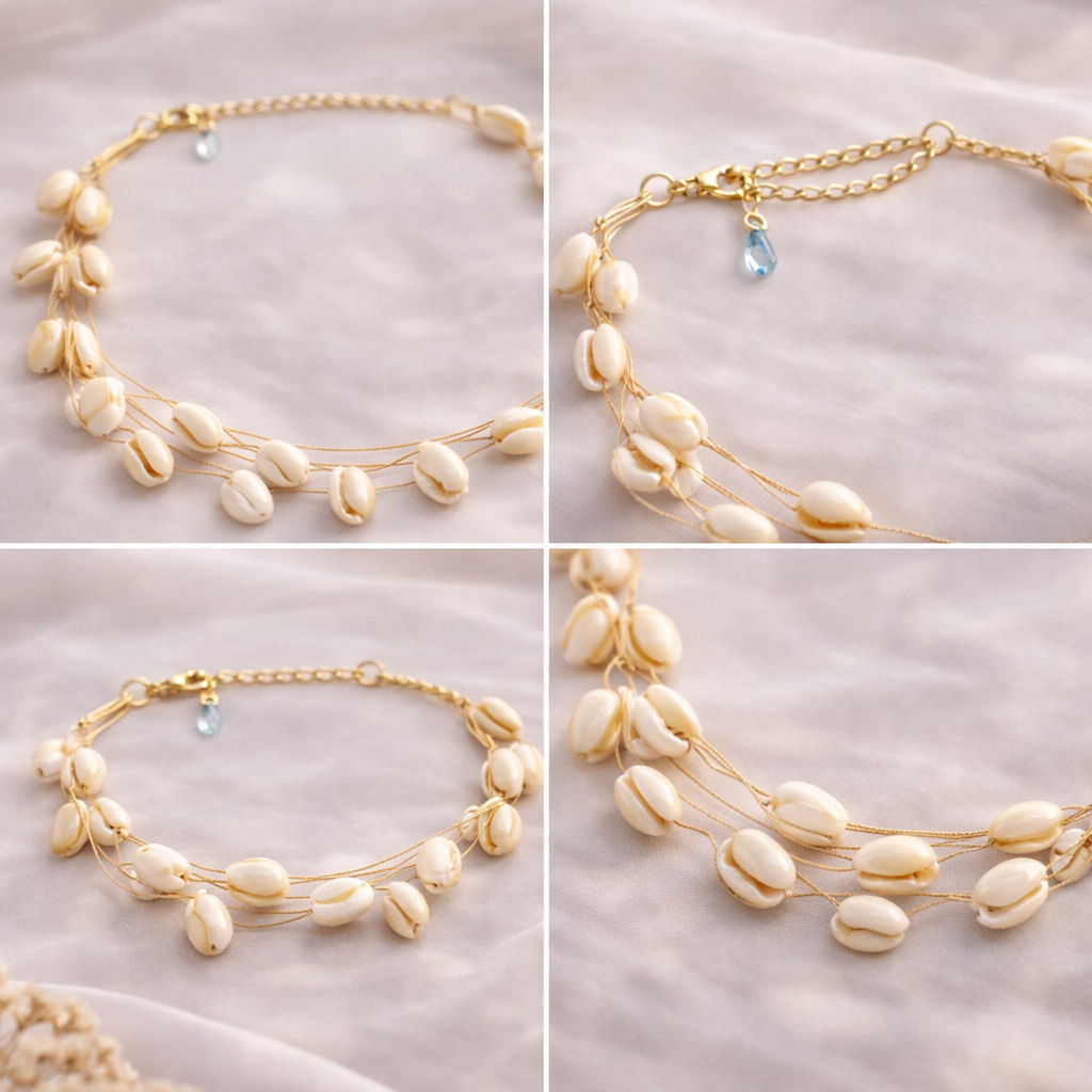 Elegant Gold Plated Necklace & Bracelet Set