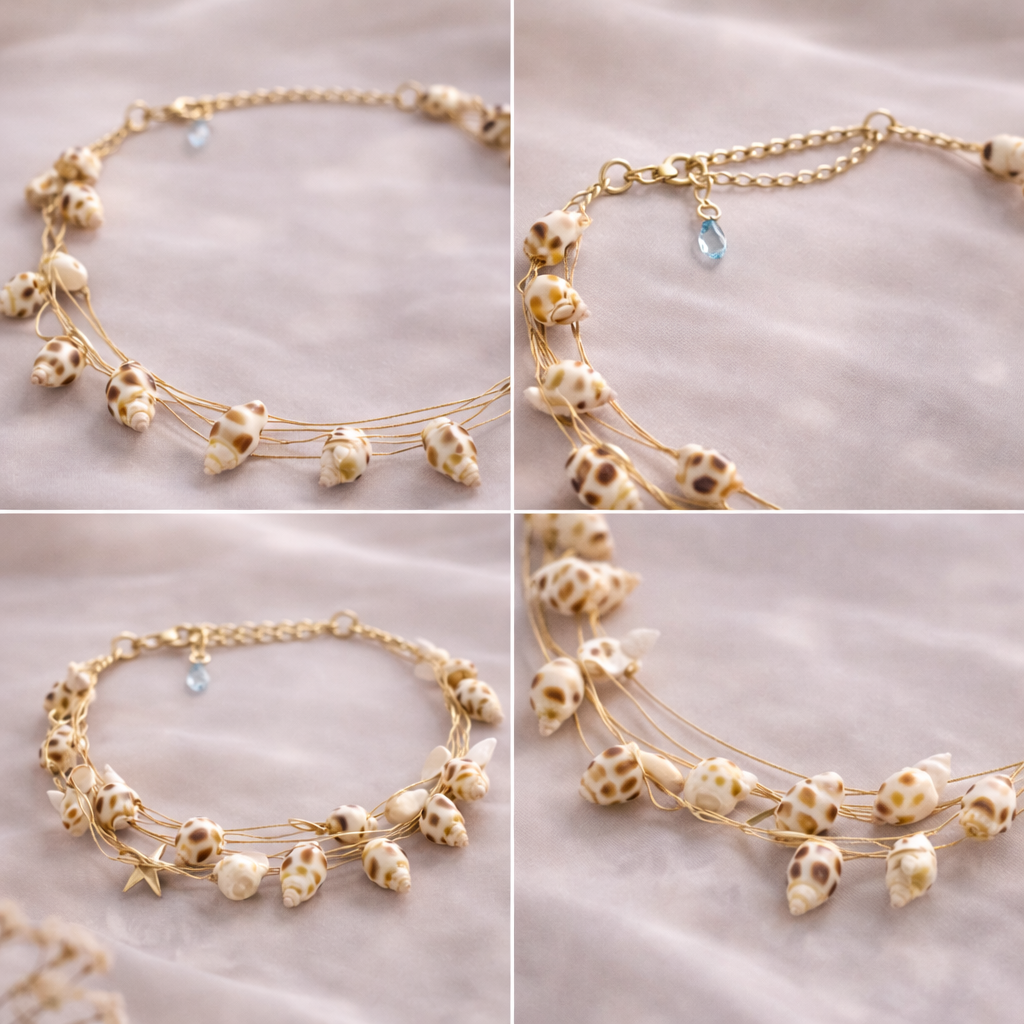 Elegant Gold Plated Necklace & Bracelet Set