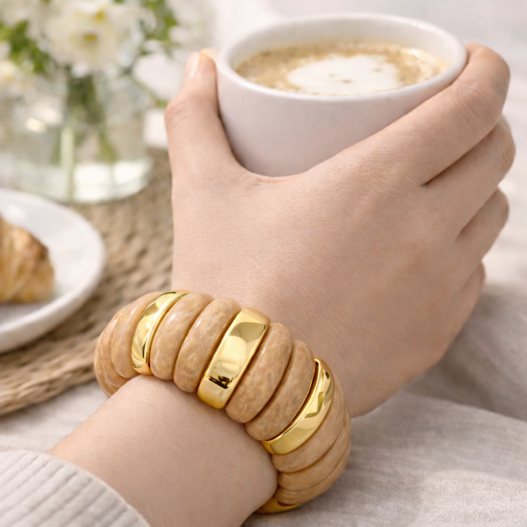 Resin Stretch Fit Bracelet