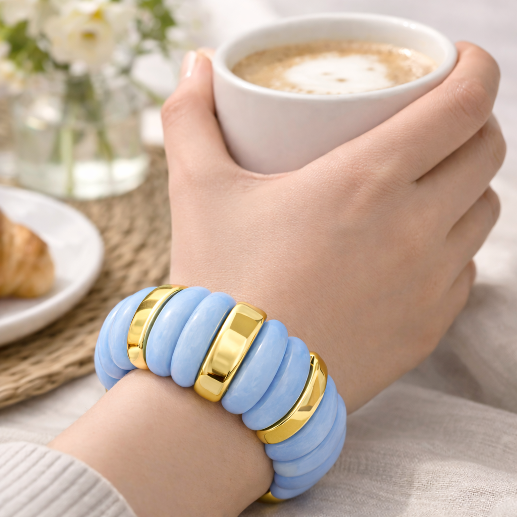 Resin Stretch Fit Bracelet