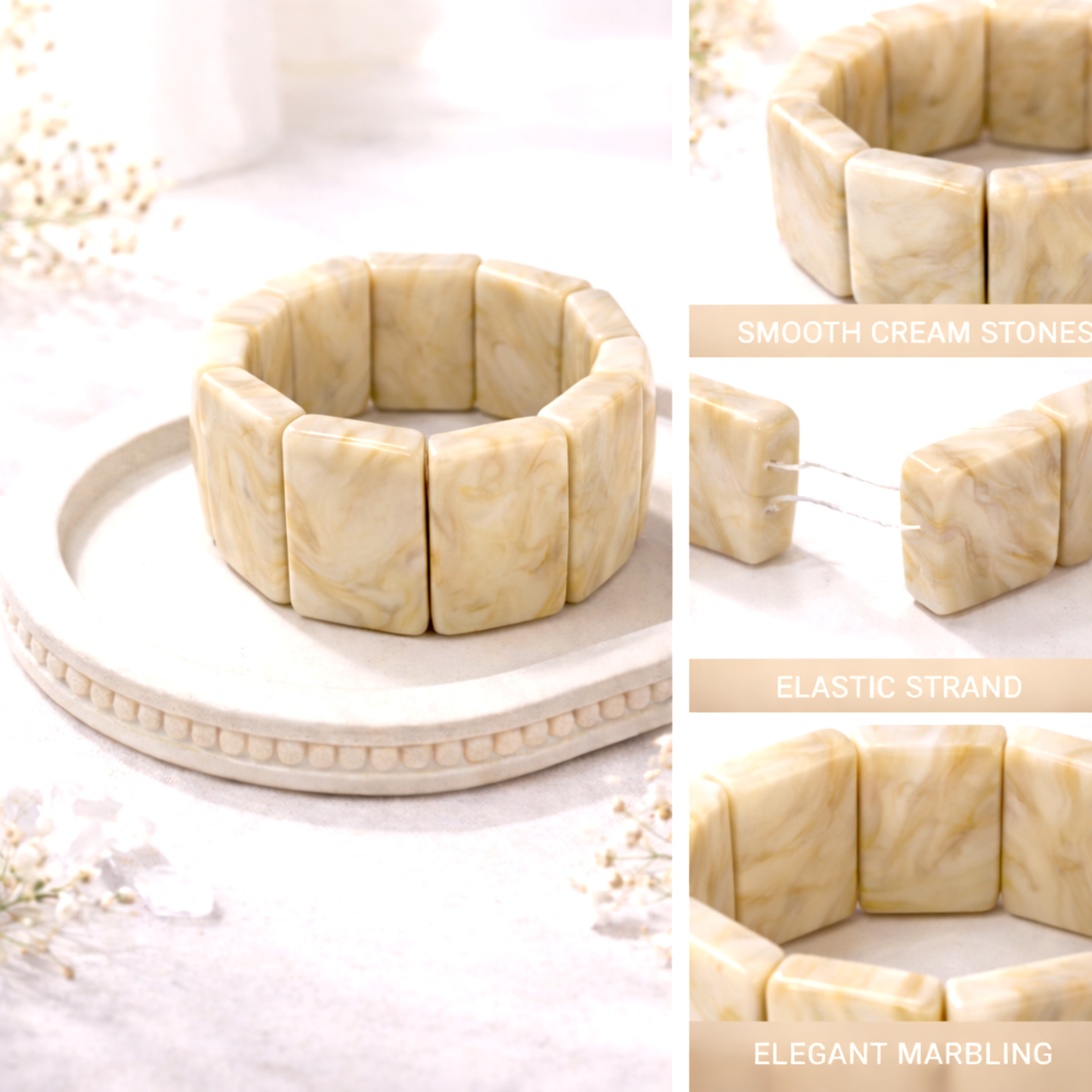 Premium Resin Stretch Bracelet